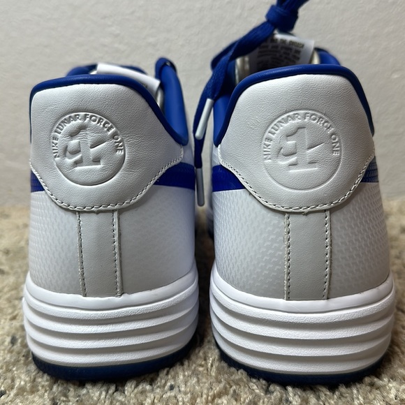 Nike Force 1 Low Lunar Fuse NRG White/Game Royal sz 13 - Picture 5 of 12